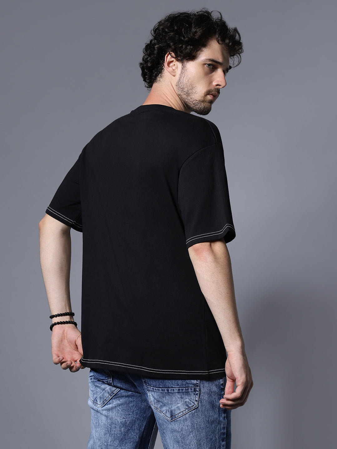 Round Neck Relaxed Fit Pure Cotton Casual T-Shirt