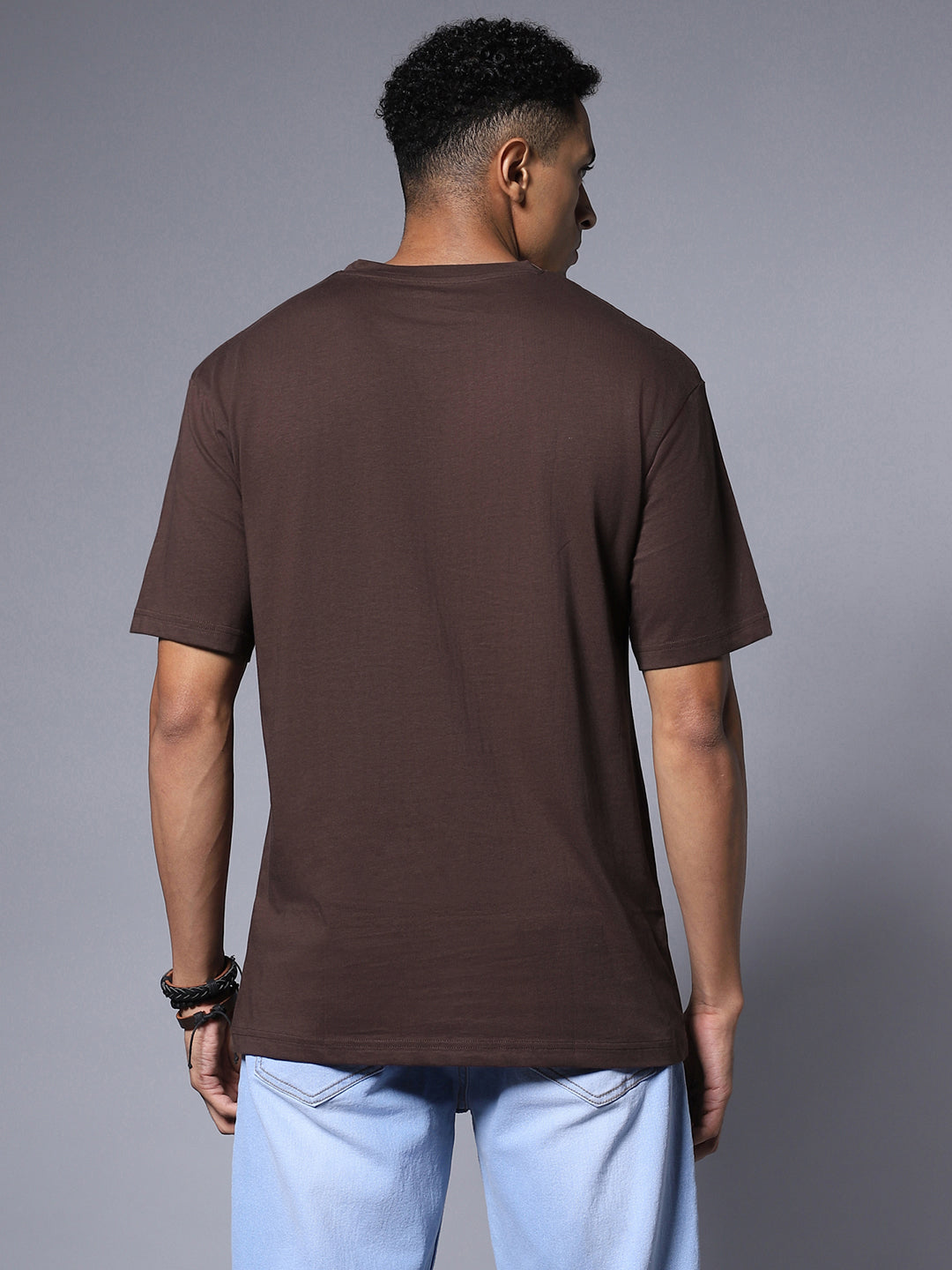 Round Neck Relaxed Pure Cotton Short Sleeves Tshirts