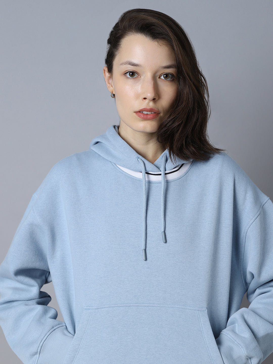 Hooded Long Sleeve Pullover Sweatshirt