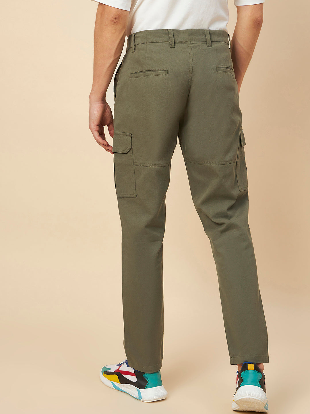 Men Mid-Rise Cargos