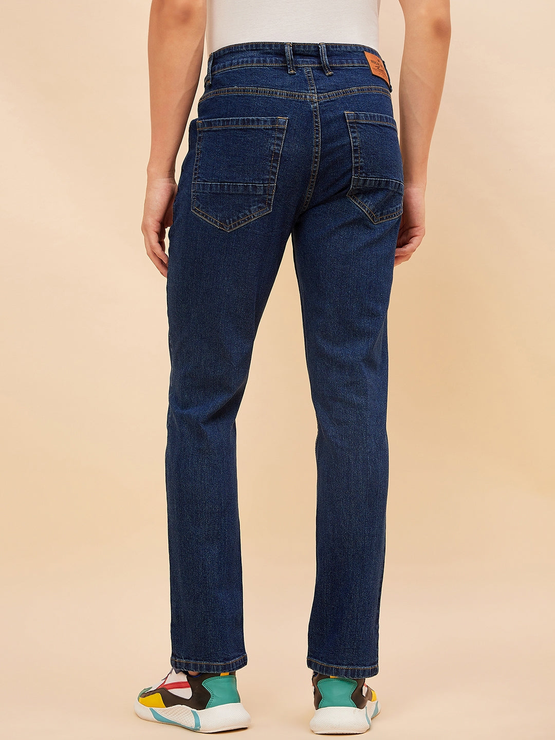 Men Straight Fit Stretchable Jeans