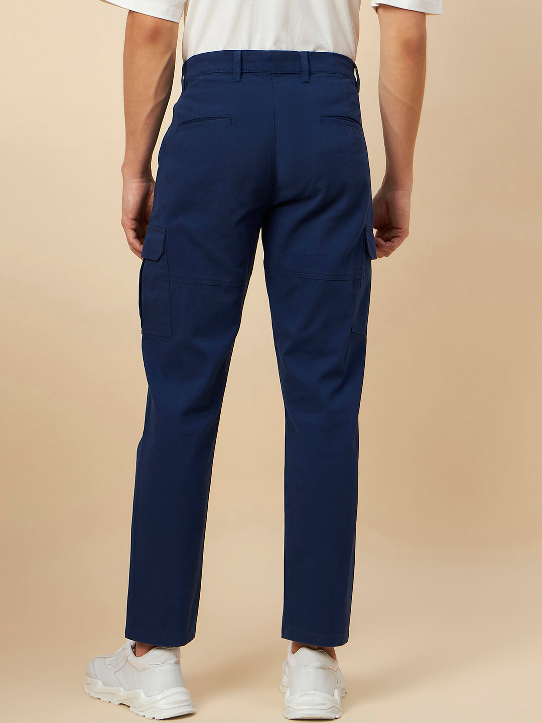 Men Mid Rise Cargo Trouser