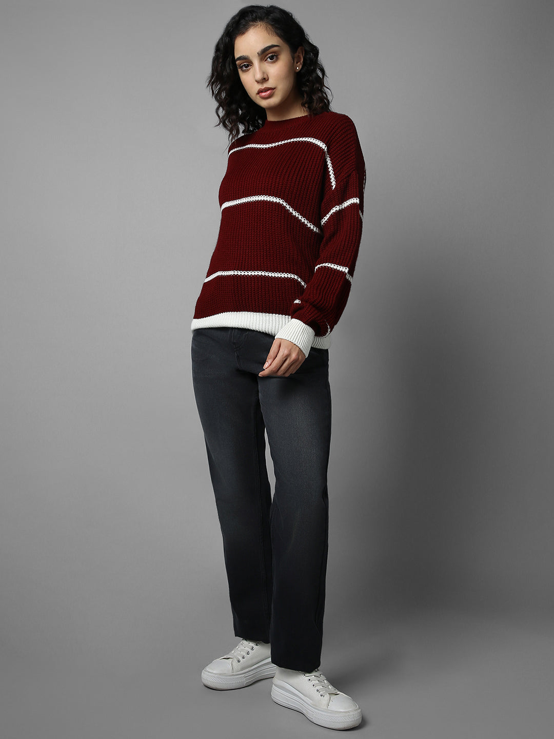 Striped Pullover Sweater