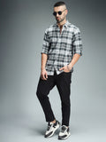 Classic Fit Tartan Checked Casual Pure Cotton Shirt