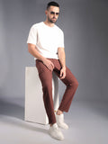 Men Relaxed Mid-Rise Cotton Cargos Trousers