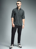 Standard Grid Tattersall Checked Pure Cotton Casual Shirt