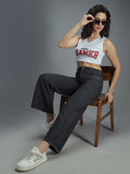 Women 90s Baggy Stretchable Cotton Jeans