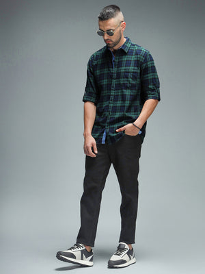 Standard Tartan Checked Pure Cotton Casual Shirt