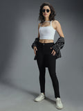 Women Skinny Fit High-Rise Clean Look Stretchable Jeans