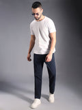 Men Relaxed Mid-Rise Cotton Regular Trousers