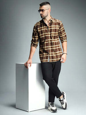 Standard Tartan Checked Pure Cotton Casual Shirt