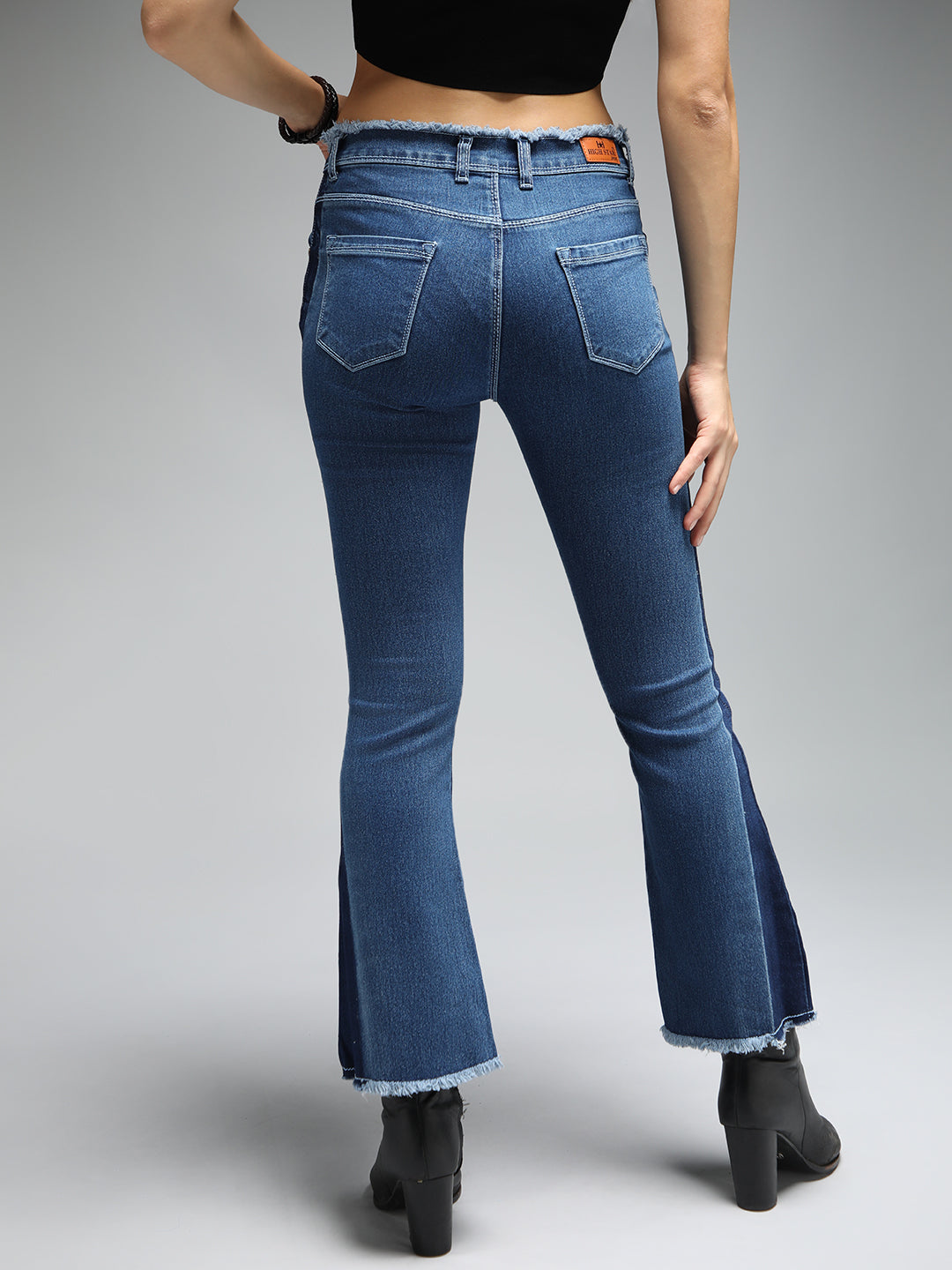 Women High-Rise Clean Look Stretchable Jeans