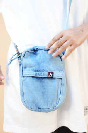 High Star Unisex Denim Sling Bag