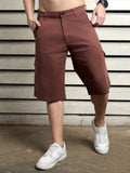 Men Cotton Relaxed Fit Mid-Rise Casual Casual Shorts