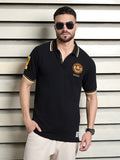 Men Cotton Short Sleeves Polo Collar Regular Fit Tshirt