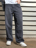 Men Cotton Relaxed Fit Mid-rise Non Stretchable Jeans