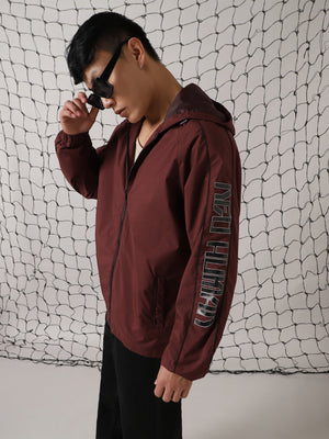 Hubberholme men Printed Lightweight oversized hooded Jacket