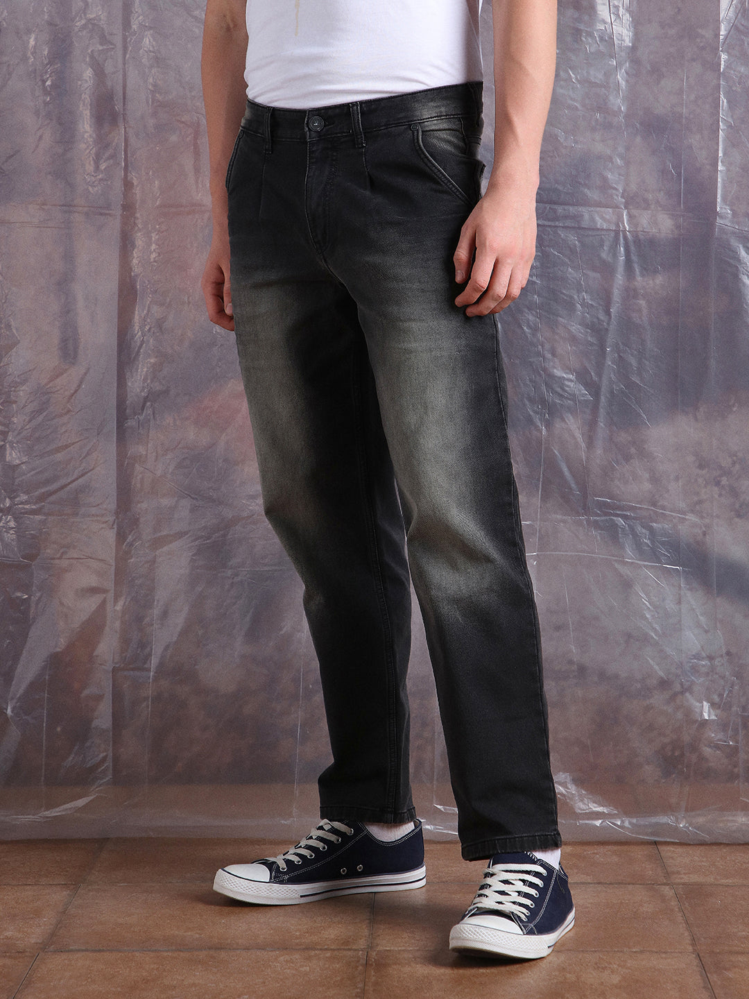 Hubberholme Men Washed Relaxed Fit   Jeans