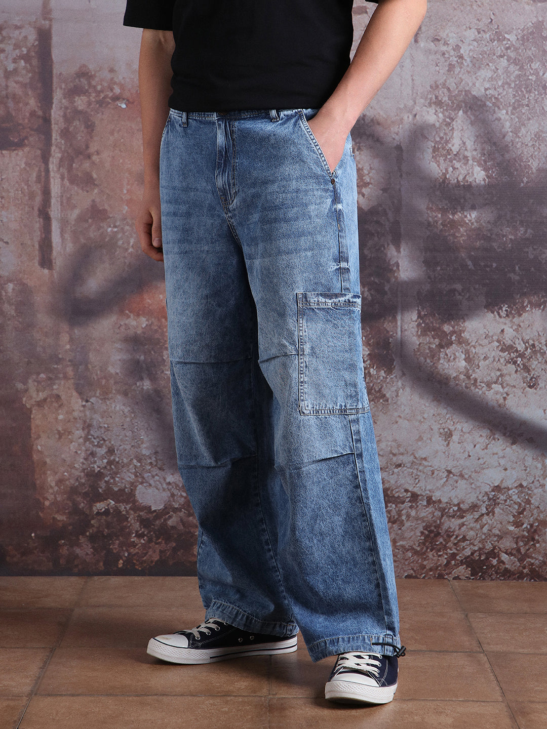 Hubberholme Men Washed Loose fit   Jeans