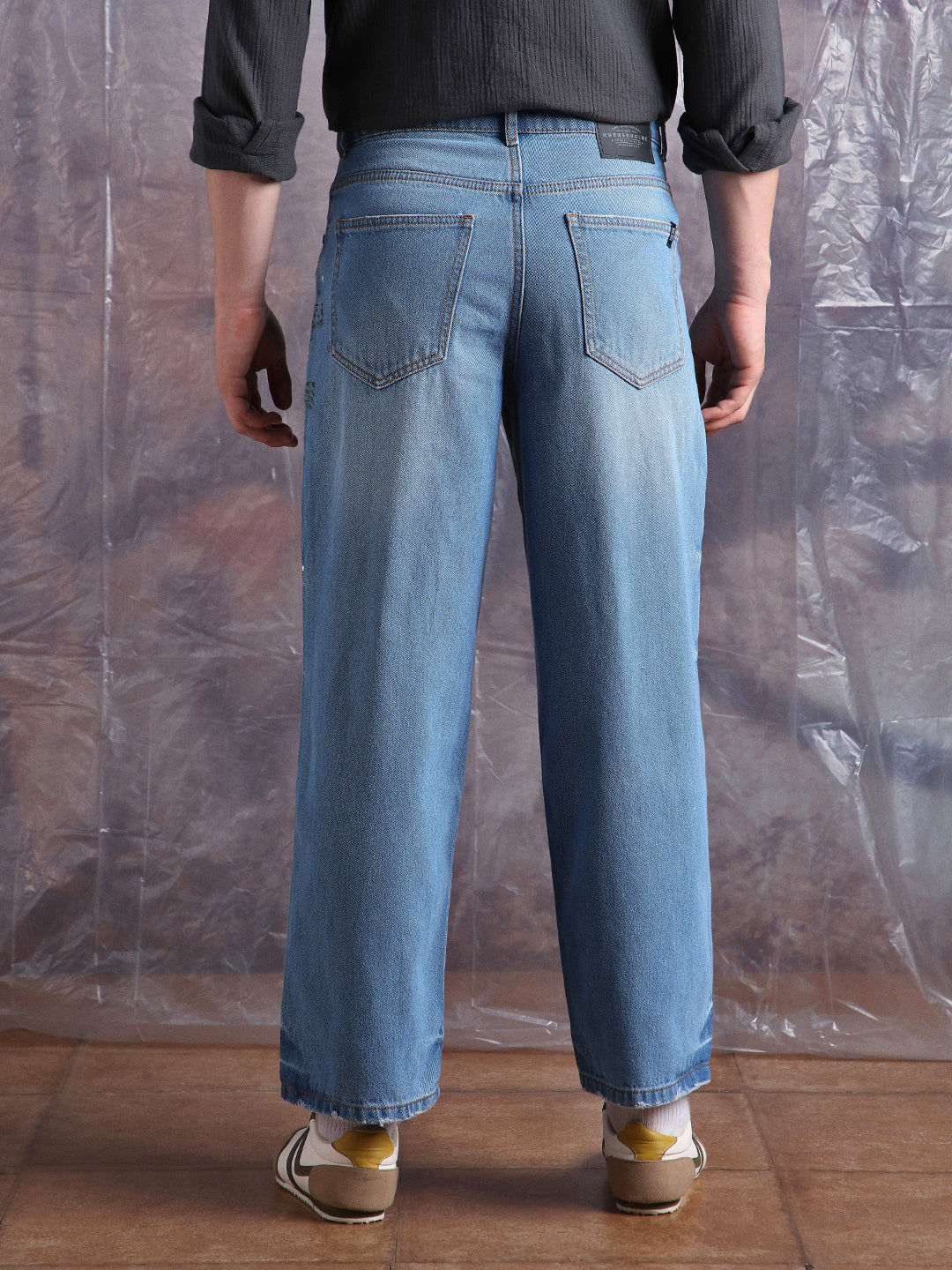 Hubberholme Men Washed Loose fit   Jeans