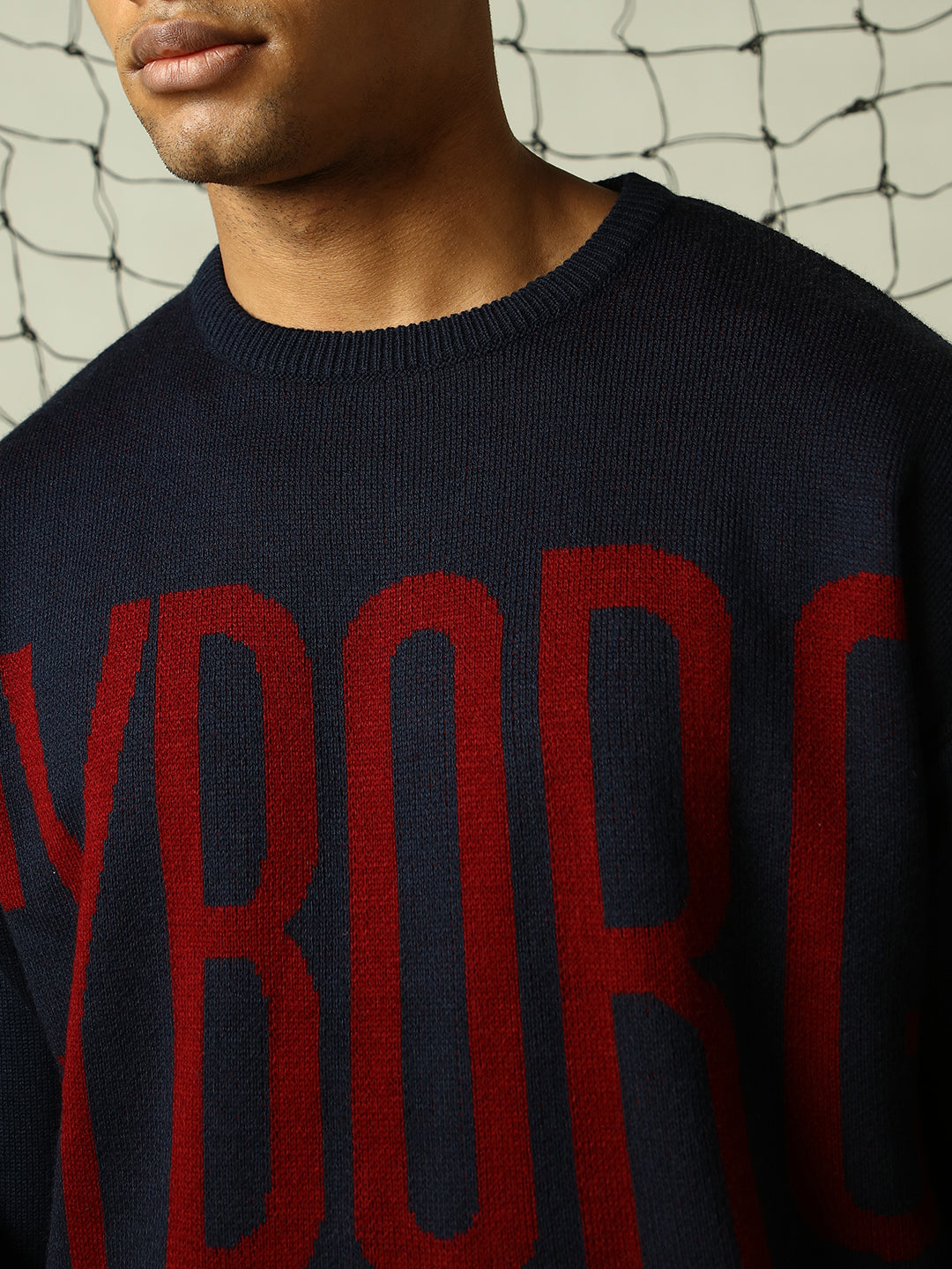 Hubberholme Men Typography Printed Pullover