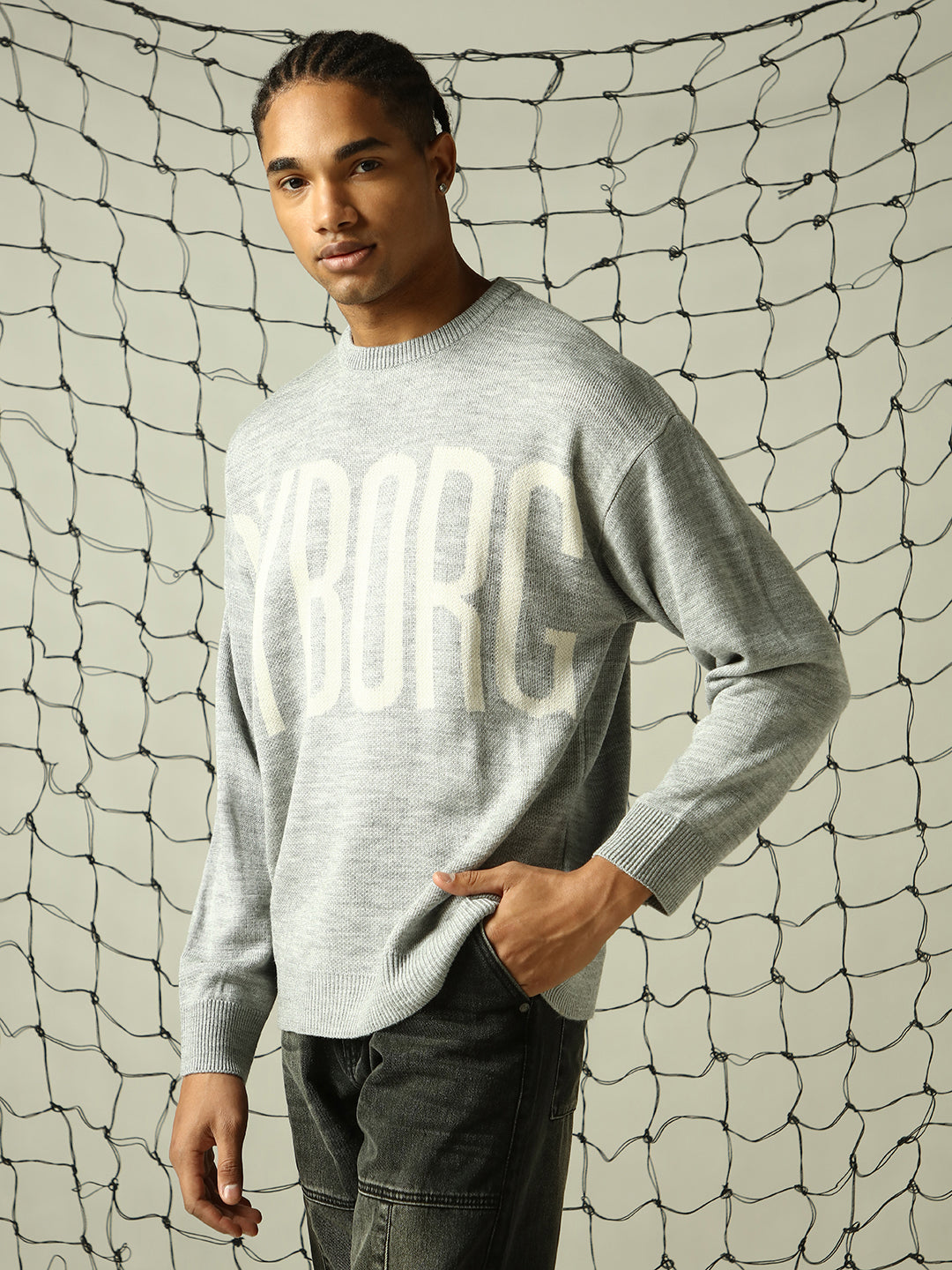 Hubberholme Men Typography Printed Pullover