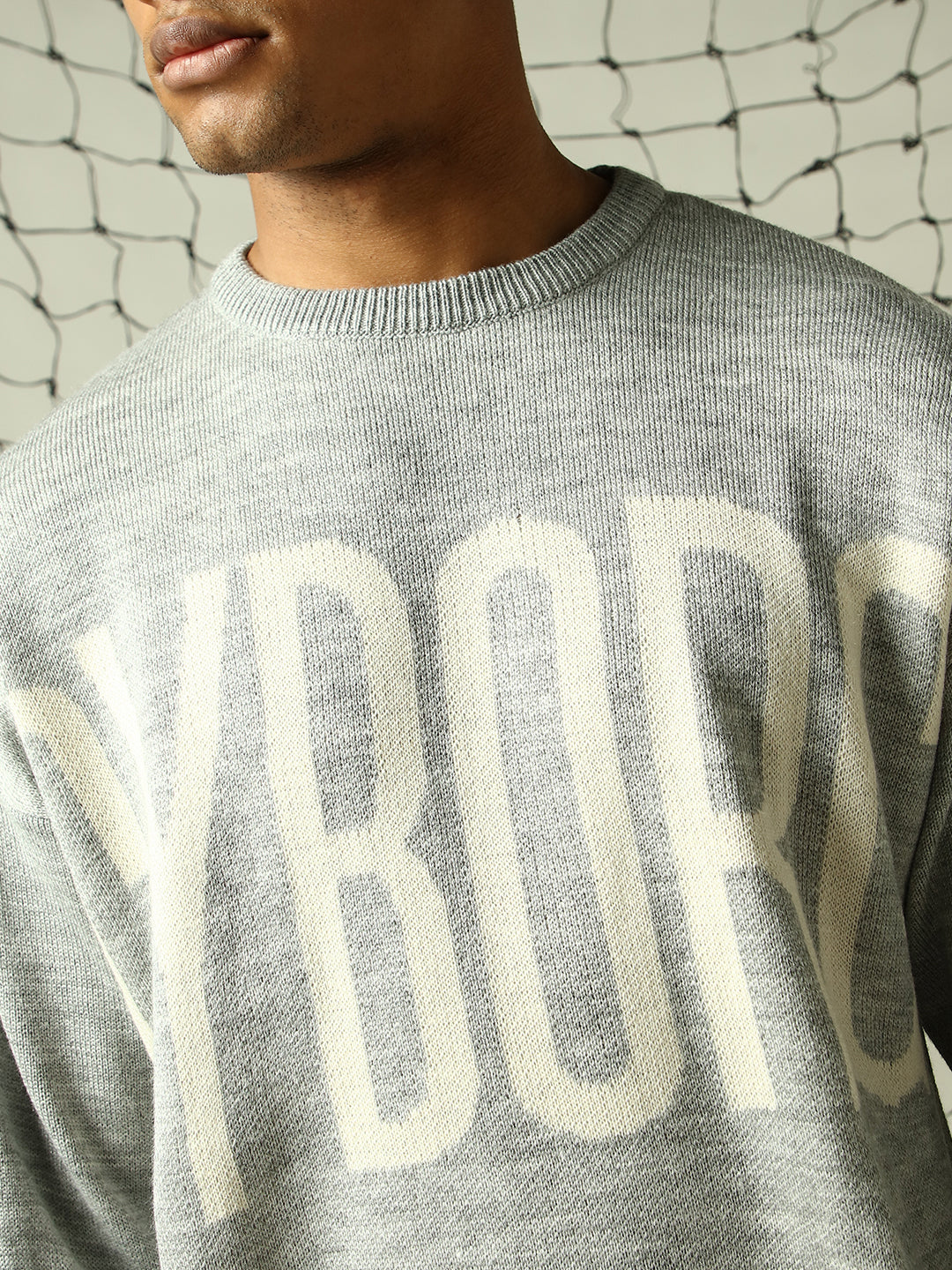 Hubberholme Men Typography Printed Pullover