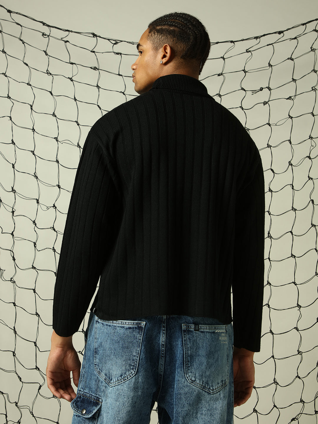 Hubberholme Men Striped Pullover