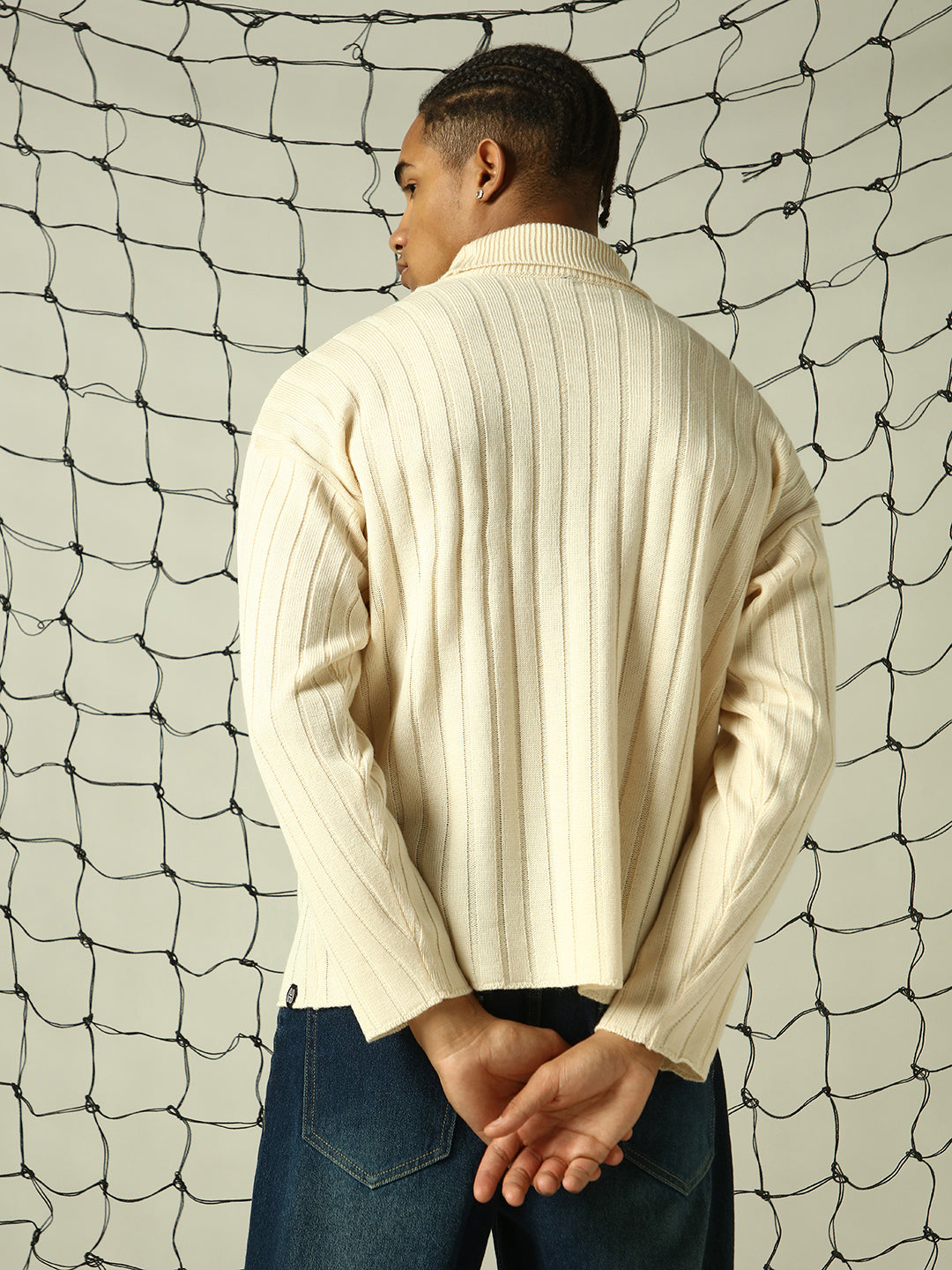 Hubberholme Men Striped Pullover