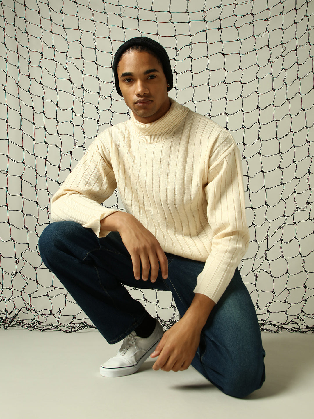 Hubberholme Men Striped Pullover