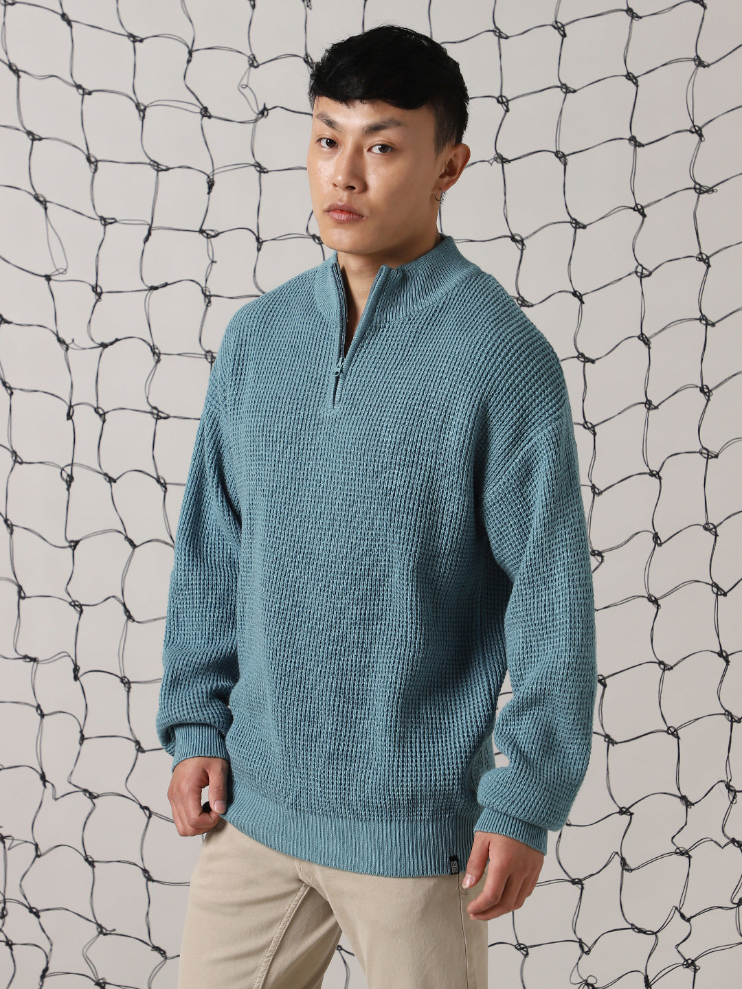 Hubberholme Men Cable Knit Pullover