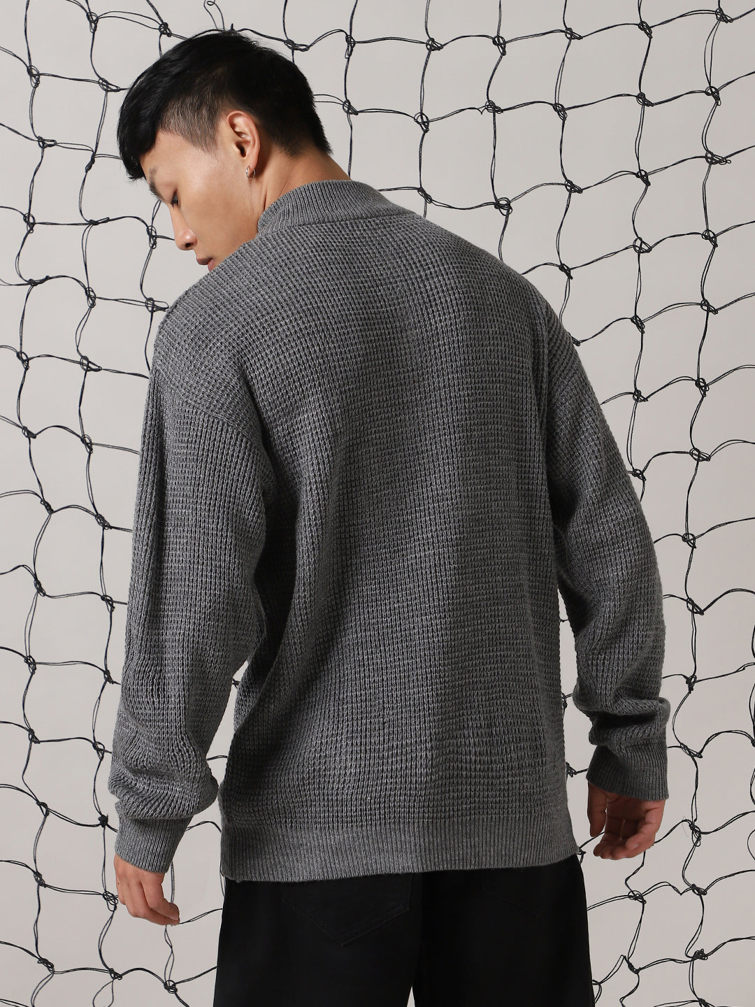 Hubberholme Men Cable Knit Pullover