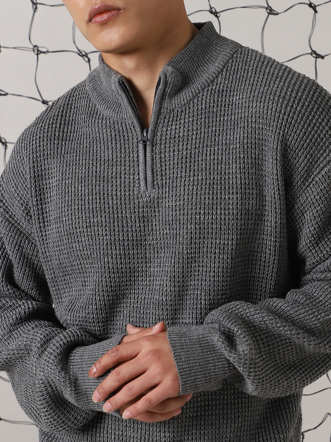 Hubberholme Men Cable Knit Pullover