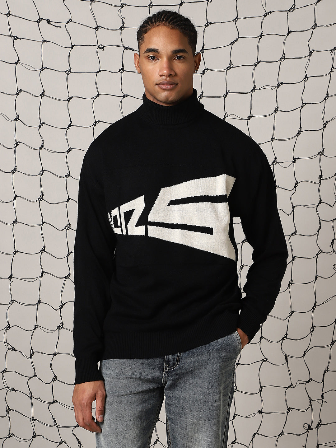 Hubberholme Men Typography Printed Pullover