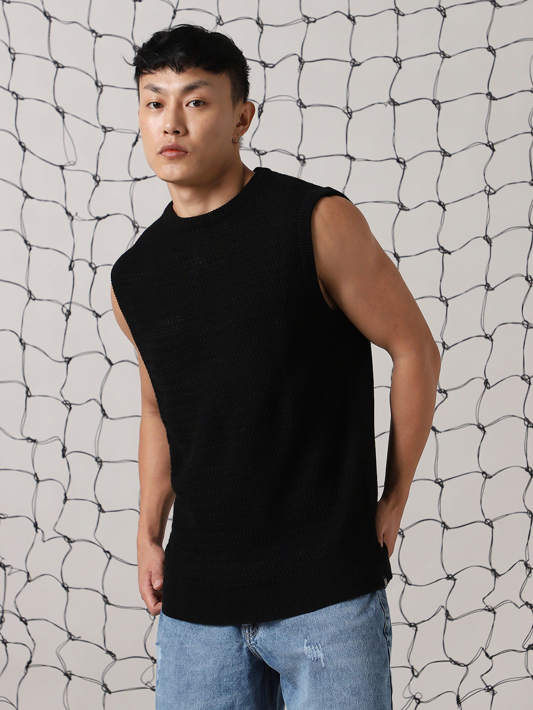 Hubberholme Men Sleeveless Pullover