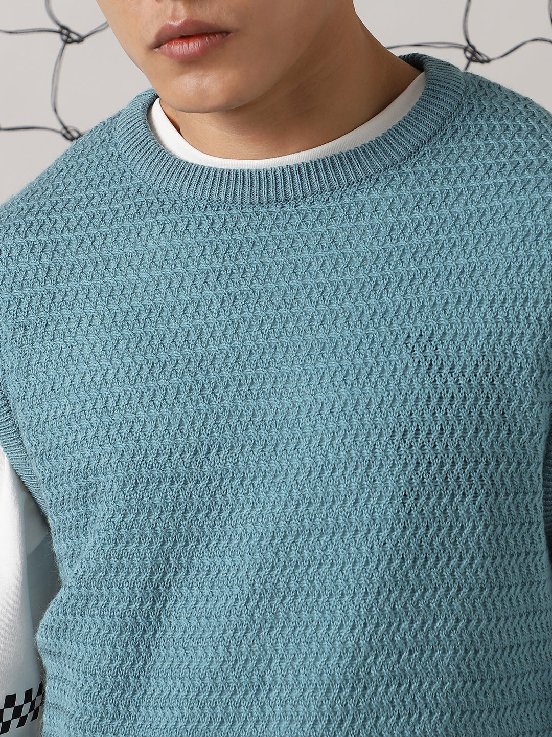 Hubberholme Men Solid Pullover