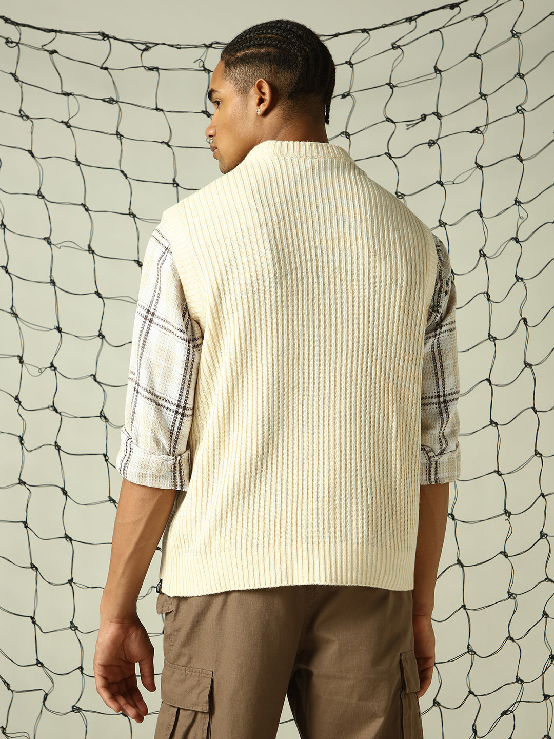 Hubberholme Men Striped Pullover