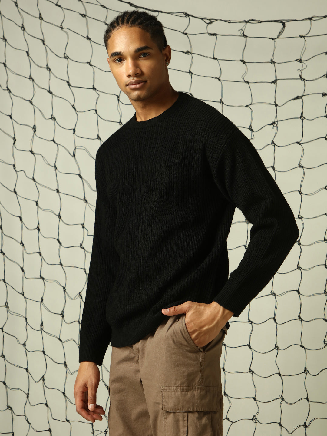 Hubberholme Men Striped Pullover