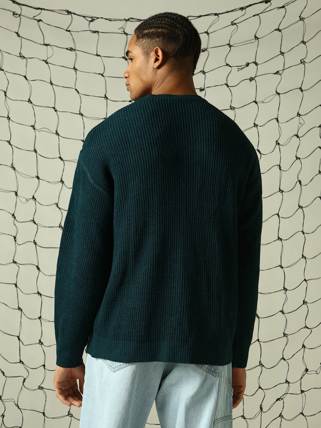 Hubberholme Men Cable Knit Pullover