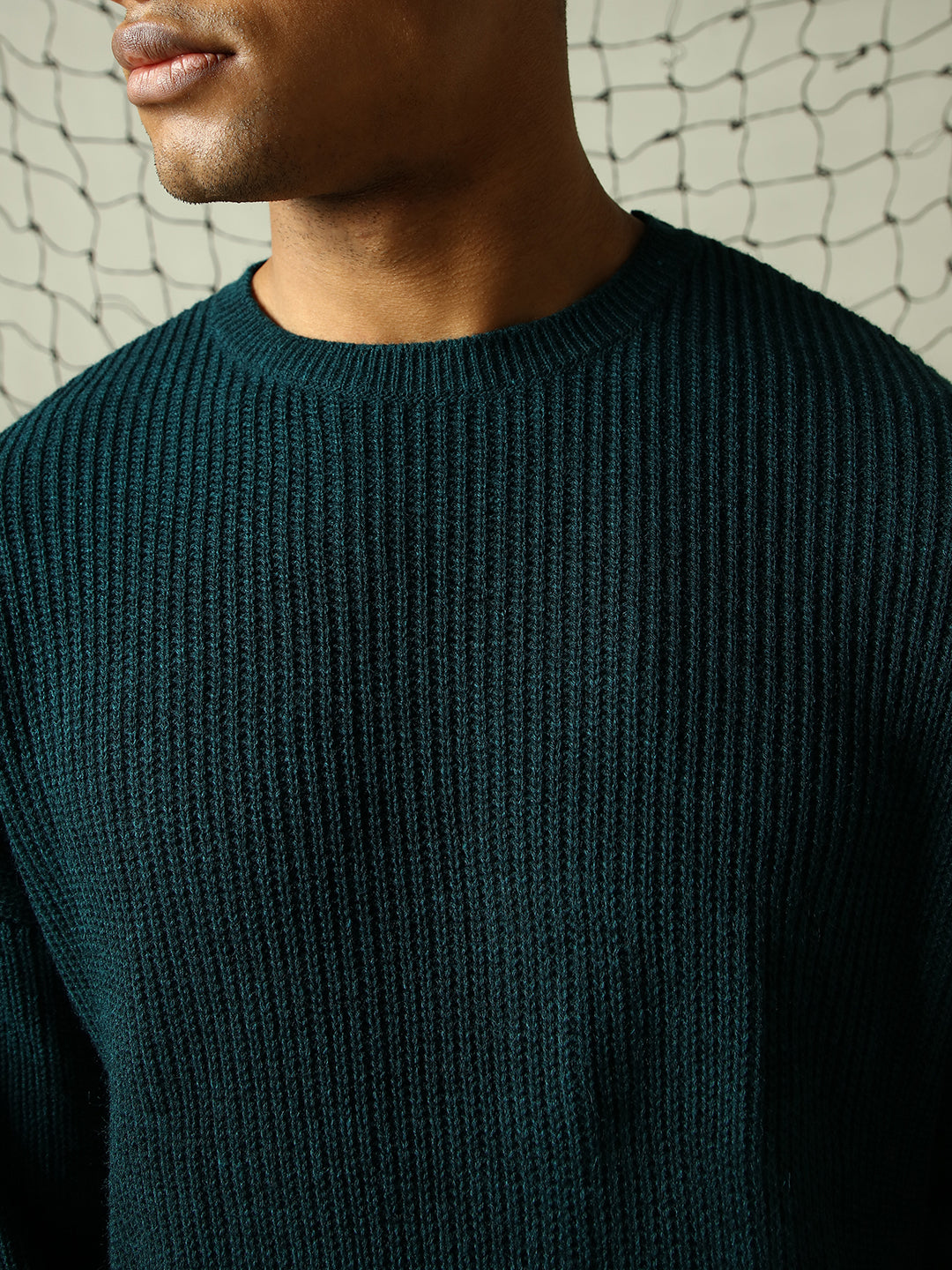 Hubberholme Men Cable Knit Pullover