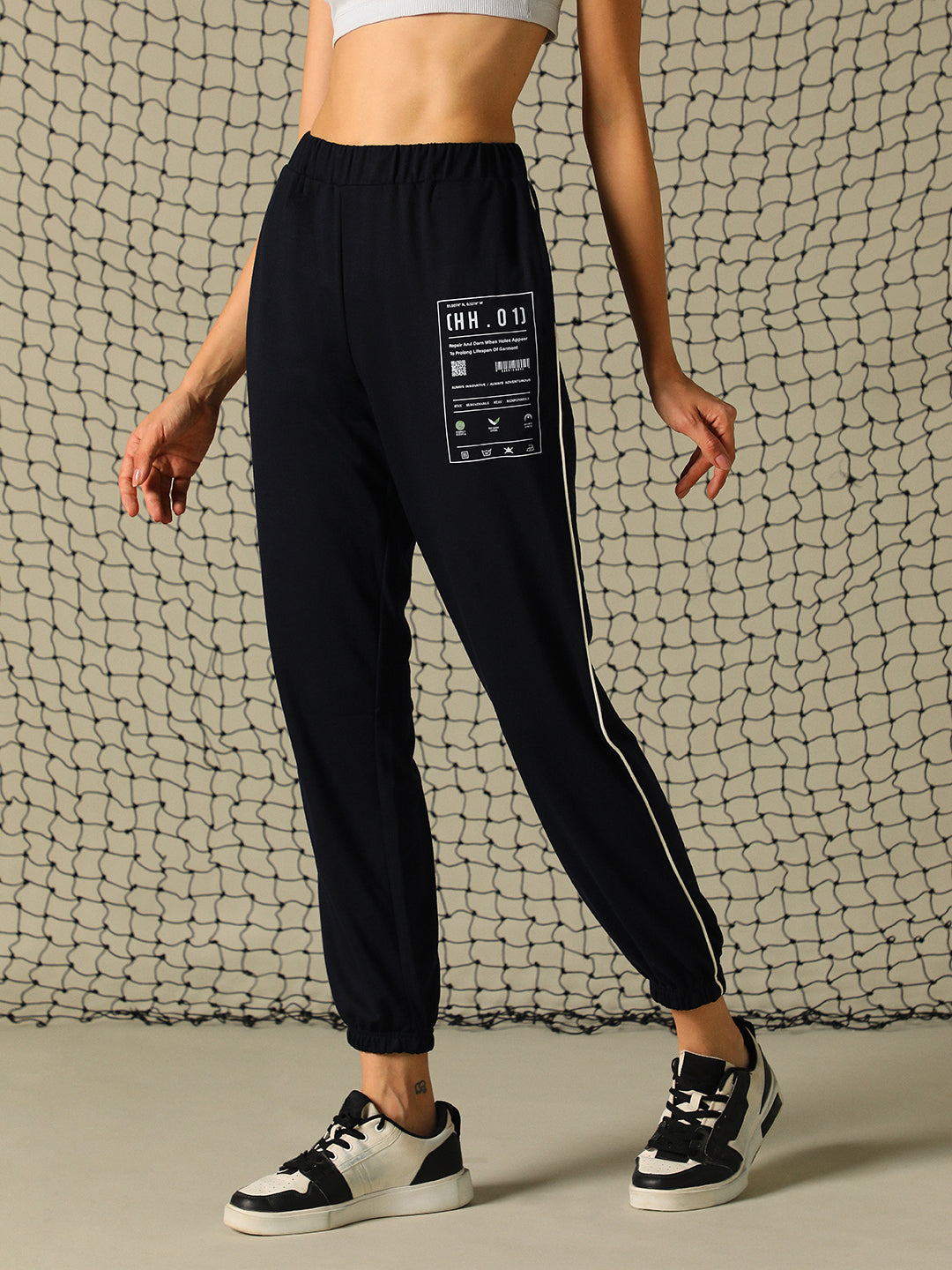 Hubberholme Women Straight Leg Relaxed fit High-Rise Joggers