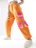 Hubberholme Women Printed Jogger High-Rise  Casual Track Pants