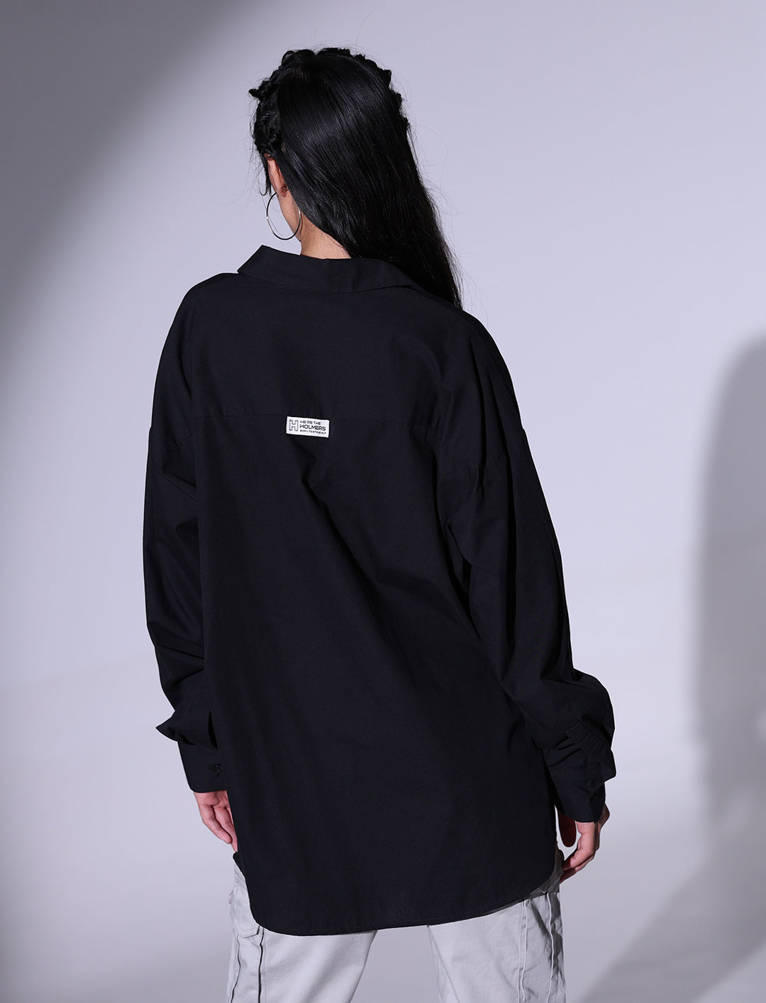 Hubberholme Relaxed Spread Collar Oversized Pure Cotton Casual Shirt