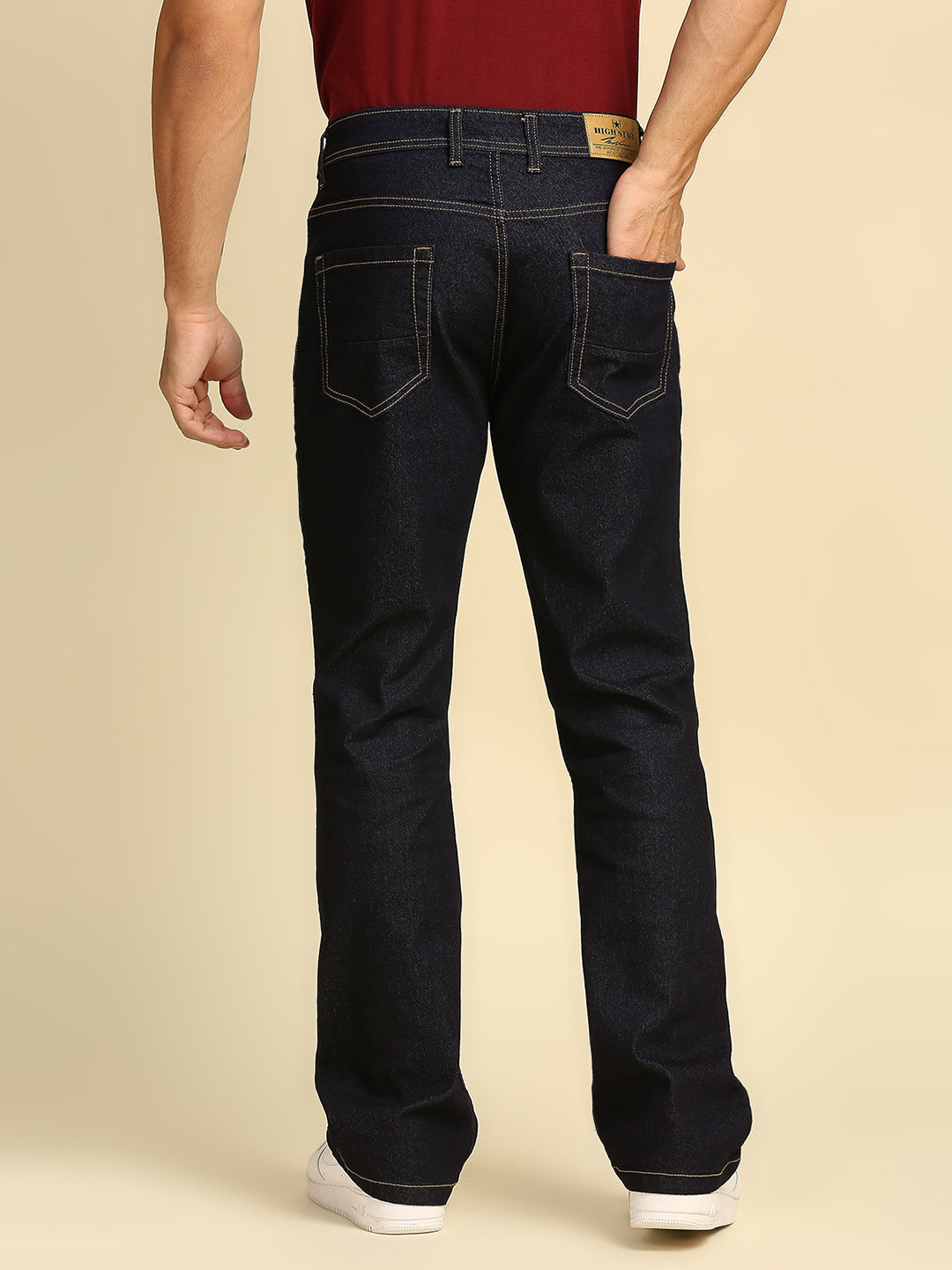 Men Blue Bootcut casual Jeans