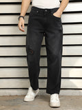 Men Relaxed Fit Mid-Rise Mildly Distressed Light Fade Jeans