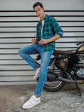 Men Straight Tappered Fit Heavy Fade Cotton Jeans