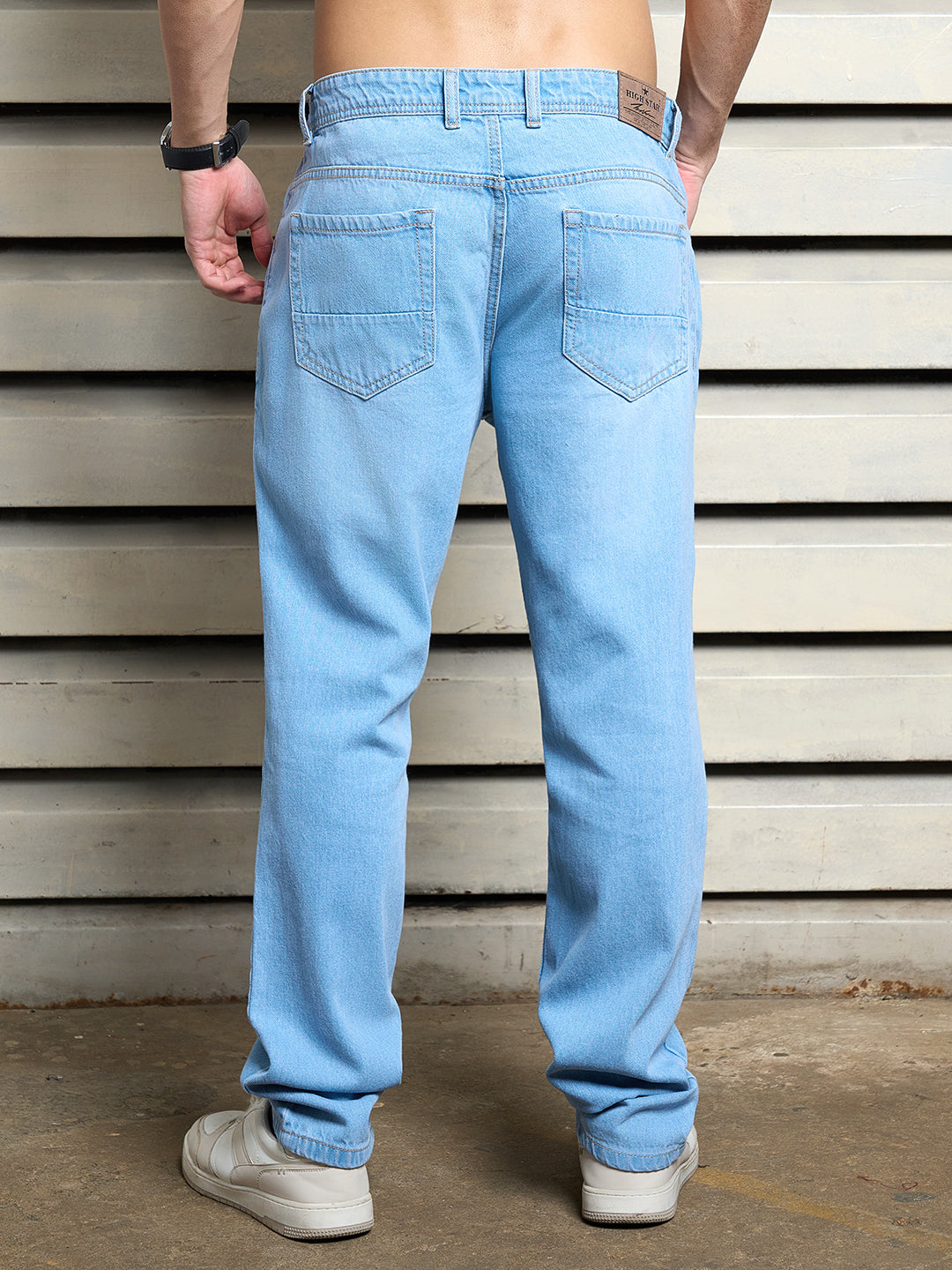 Men Cotton Regular Fit Mid-Rise Stretchable Jeans