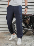 Men Relaxed Straight Leg Mid-Rise Straight Fit Jogger