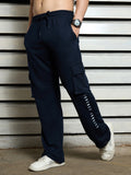 Men Smart Casual Cotton Straight Fit Solid Mid-Rise Trousers