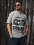 High Star Men Moto Racer Graphic Printed relaxed fit T-shirt